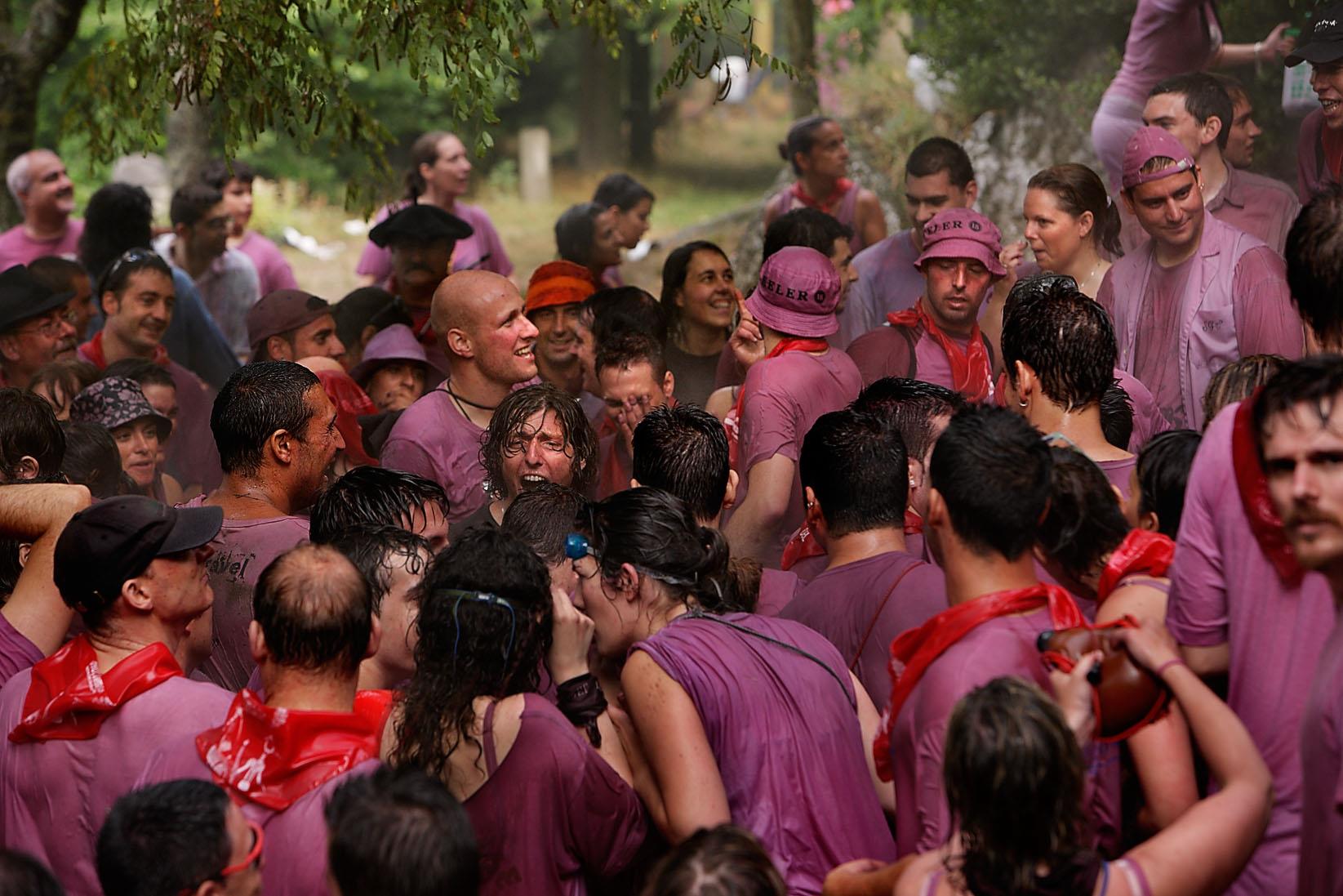 La batalla del vino de Haro es una de las fiestas tradicionales de La Rioja